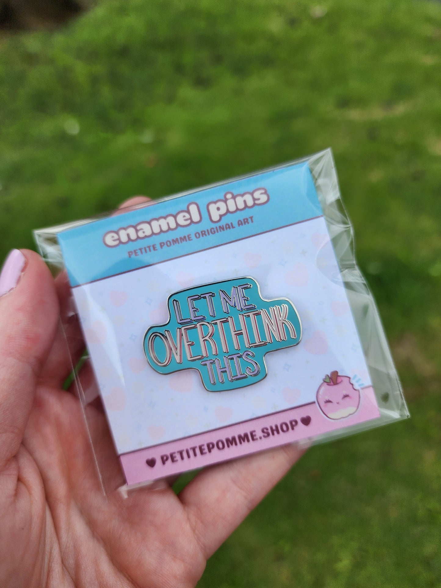 Overthink Enamel Pin