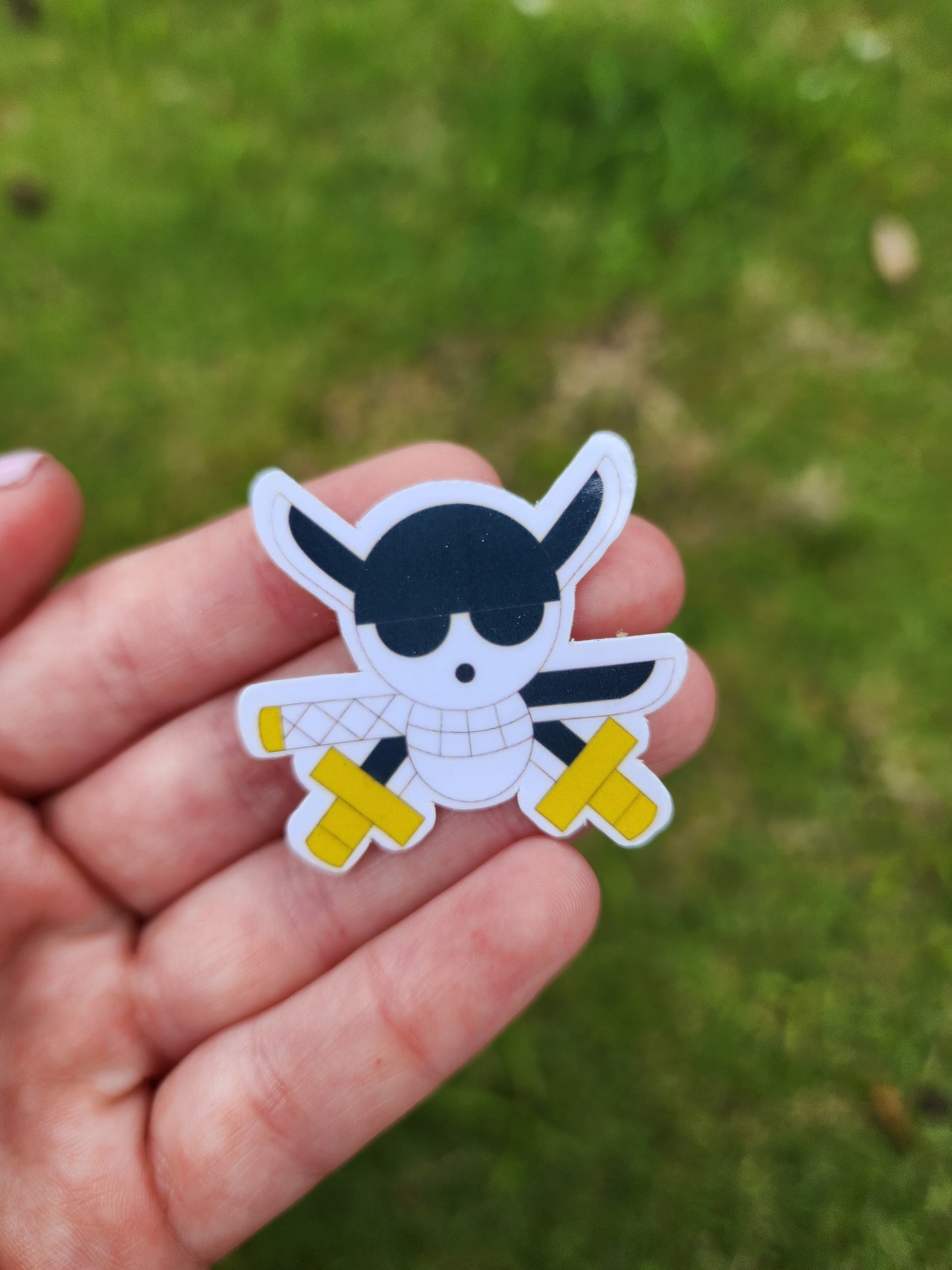 Jolly Roger Pirate Friends Mini Sticker