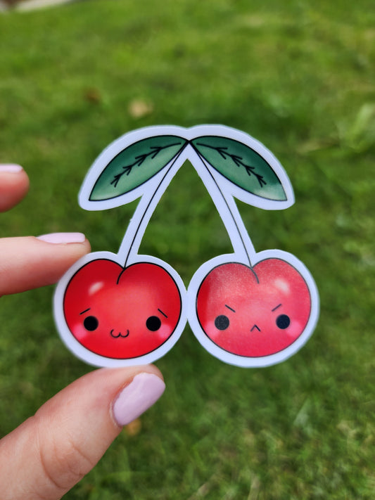 Moody Cherries Sticker